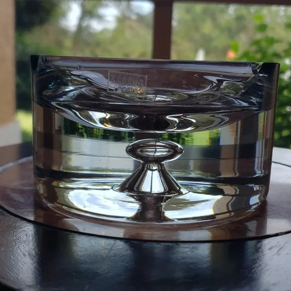 KROSNO Poland Bubble Glass Ashtray